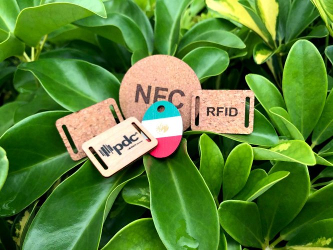 Wooden NFC tags
